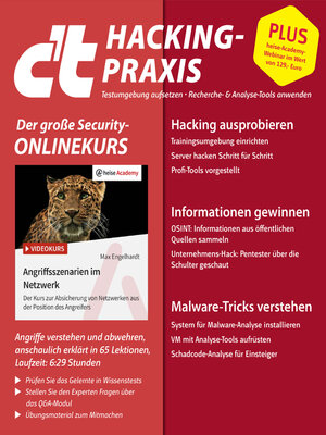 cover image of c't Hacking-Praxis 2023